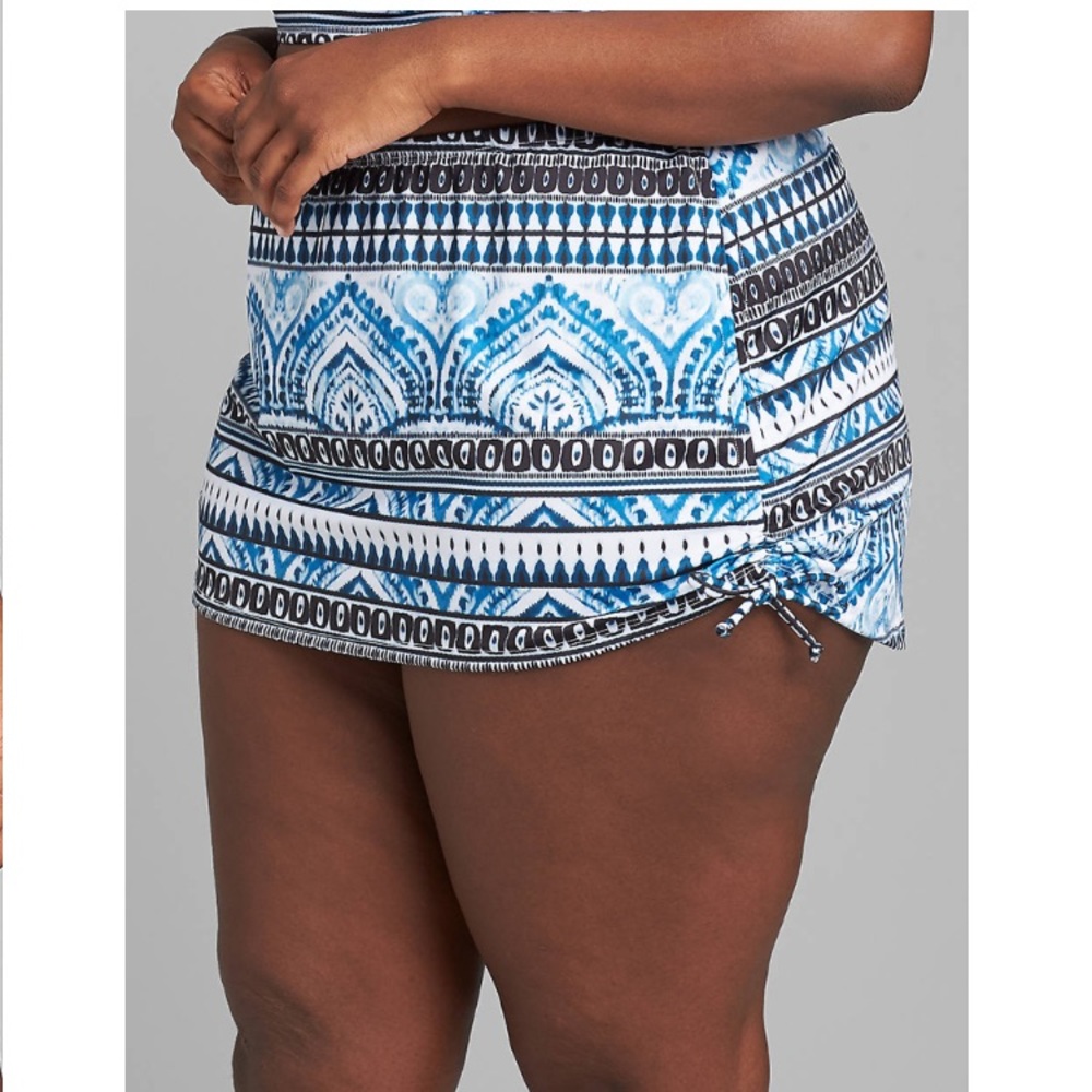 Plus Convertible Swim Skirt